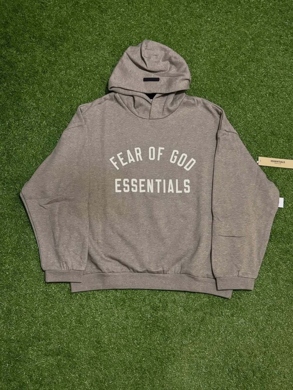 Essentials Fear Of God Heather Grey Hoodie